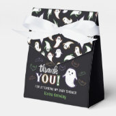 Ghosts & Bats Halloween Baby shower Dank u Bedankdoosjes (Voorkant Zijde)