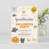 Ghosts, Bats & Trick-or-Treat Bash Kaart (Staand voorkant)