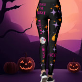 Ghosts convivial Colorful Halloween Leggings