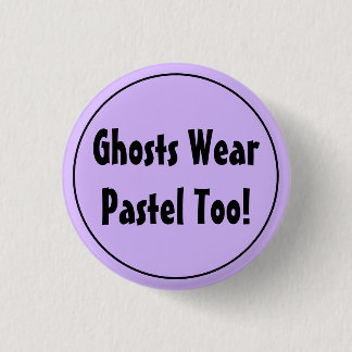 Ghosts Draag ook pastel! pastelkleurige Gothic Ronde Button 3,2 Cm