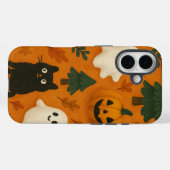 Ghosts et Coque mobile Citrouille (Verso (horizontal))