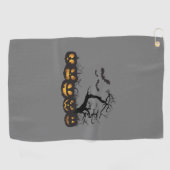 Ghosts, Goblins et Golf : Serviettes de golf Hallo (Horizontal)