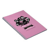 Ghosts in een roze typemachine notitieboek (Rechterzijde)