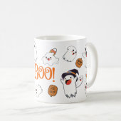 Ghosts mignons et Mug d'Halloween Citrouille, (Devant droit)