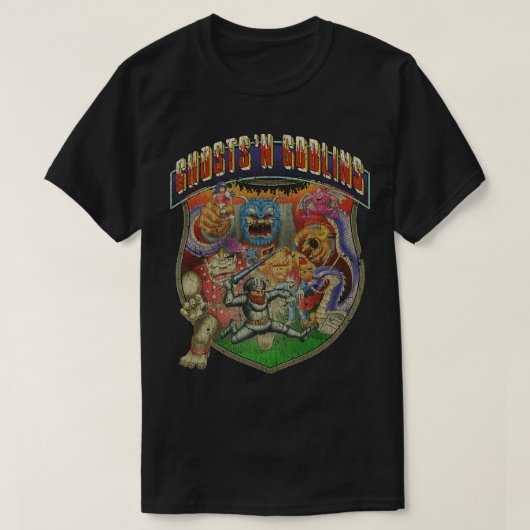 Ghosts n Goblins 1985 T-shirt (Design voorkant)
