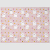 Ghosts Patroon Roze Tissue Paper Tissuepapier (Voorkant)