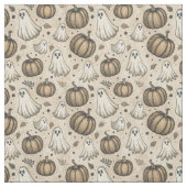  Ghosts & Pumpkins Halloween Pattern (2) Stof (Swatch)