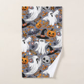 Ghosts Spooky en griezelige Schattigee Monsters Bad Handdoek (Handdoek)