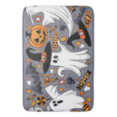 Ghosts Spooky en griezelige Schattigee Monsters Badmat (Voorkant Verticaal)