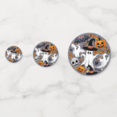 Ghosts Spooky en griezelige Schattigee Monsters Confetti (Voorkanten)