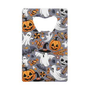 Ghosts Spooky en griezelige Schattigee Monsters Kredietkaart Flessenopener