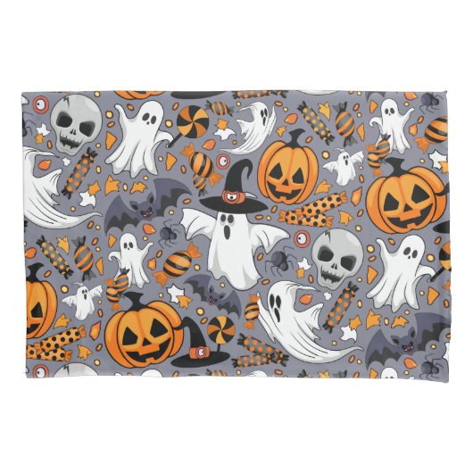 Ghosts Spooky en griezelige Schattigee Monsters Kussensloop (Voorkant)