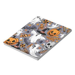 Ghosts Spooky en griezelige Schattigee Monsters Notitieblok