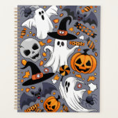 Ghosts Spooky en griezelige Schattigee Monsters Planner (Voorkant)