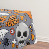 Ghosts Spooky en griezelige Schattigee Monsters Tafelkleed (Voorbeeld)