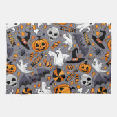 Ghosts Spooky en griezelige Schattigee Monsters Theedoek (Horizontaal)