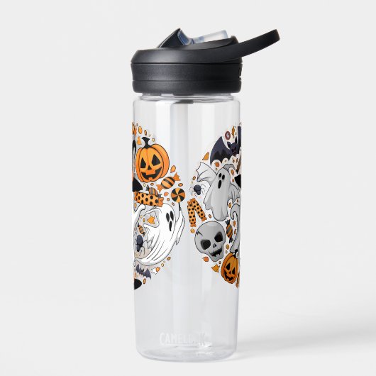 Ghosts Spooky en griezelige Schattigee Monsters Waterfles (Links)