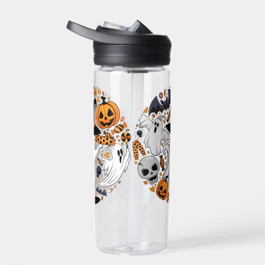 Ghosts Spooky en griezelige Schattigee Monsters Waterfles (Rechts)