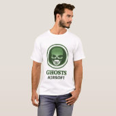 Ghosts T-shirt - Wit (Voorkant volledig)
