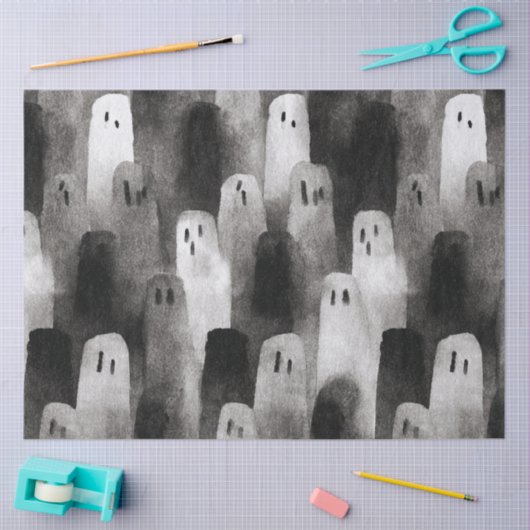 Ghosts Tissuepapier (Craft)