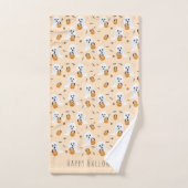 Ghosts Trick Ou Traiter Citrouille Motif Pail (Serviette à main)