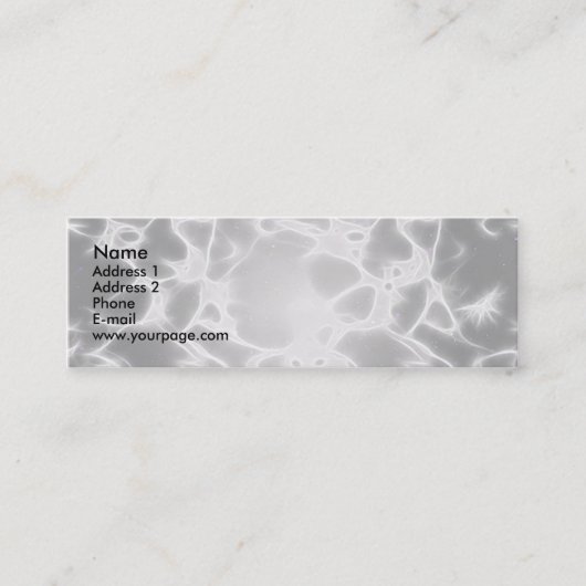 Ghosts uit het verleden! mini visitekaartje (Voorkant)