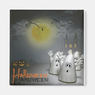 Ghosty Halloween Magneet