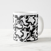 Ghosty Pattern Jumbo Coffee Mok (Voorkant rechts)