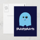 Ghostyshorts Briefkaart (Voorkant / Achterkant)