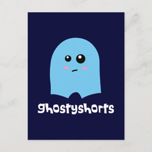 Ghostyshorts Briefkaart (Voorkant)