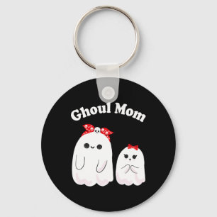 Ghoul Mom Funny Halloween Mama Ghost Sleutelhanger