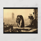 Ghoul Notre Dame, Parijs Frankrijk 1912 Briefkaart (Voorkant)