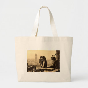 Ghoul Notre Dame, Parijs Frankrijk 1912  Grote Tote Bag