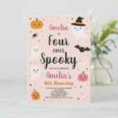 Ghoul-tastic Quatre Enfants Halloween Invitation d (Debout devant)