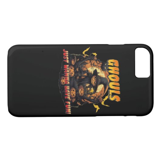 Ghoul wil gewoon plezier hebben - Ghoul Case-Mate iPhone Case (Achterkant (Horizontaal))