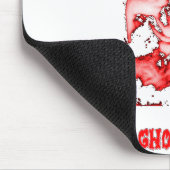 Ghoulardi (rood/transparant) Mousepad Muismat (Hoek)