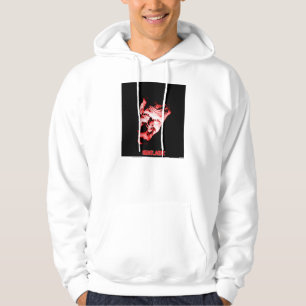 Ghoulardi (rood/zwart) basishoed hoodie