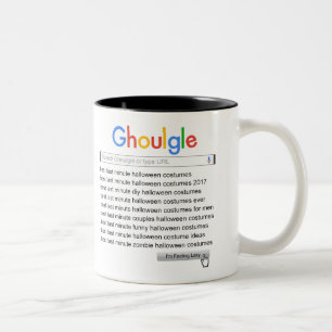Ghoulgle Last Minute Halloween Kostuum Zoeken 2017 Tweekleurige Koffiemok