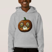 Ghoulish Ghost Dripping Eyeballs Jack-O-Lantern (Voorkant)