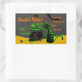 Ghoulish Groene Halloween Baking Labels Stickers (Tas)