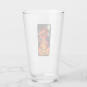 Ghoulish Jack-O-Lantern Stack Glass Cup Glas (Achterkant)