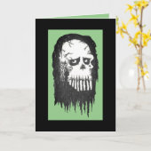 Ghoulish Reaper "Vous êtes quel âge ?" Carte d'ann (Fleur jaune)