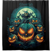 Ghoulish schittering douchegordijn (Voorkant)
