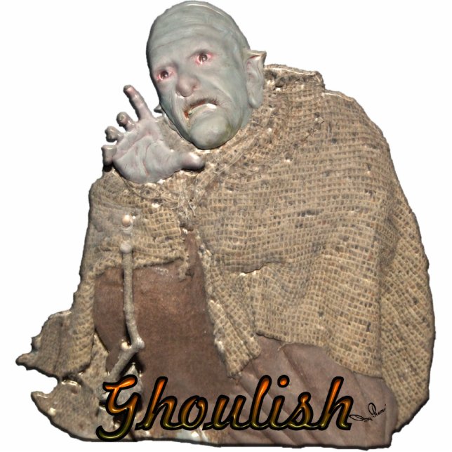 Ghoulish Sculpture Staand Fotobeeldje (Voorkant)