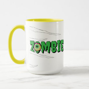 Ghoulishly Fun Funny Rippin' Zombie Halloween Mok