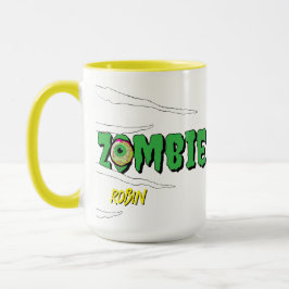 Ghoulishly Fun Funny Rippin' Zombie Halloween Mok