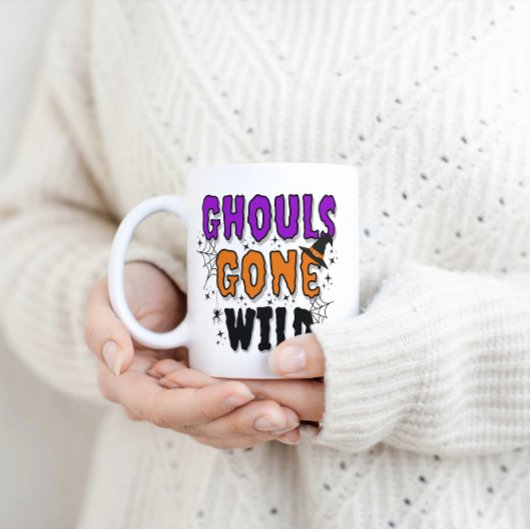 Ghouls est devenu sauvage Mug d'Halloween moderne