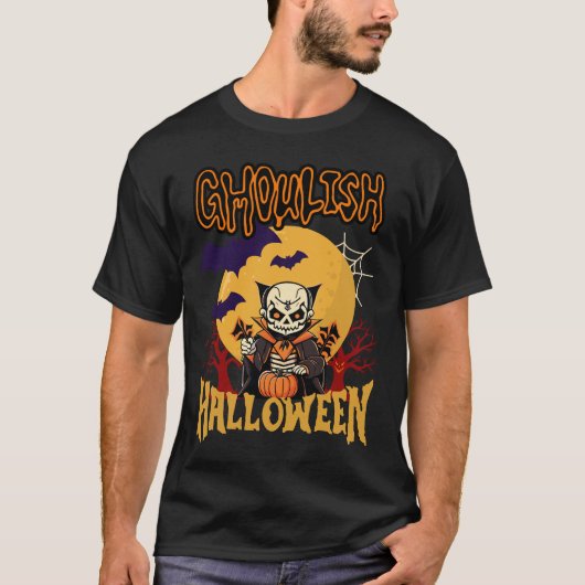 Ghouls Halloween T-shirt (Voorkant)