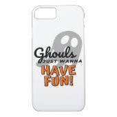 Ghouls Just Wanna Have Fun (Grijs) Case-Mate iPhone Case (Achterkant)