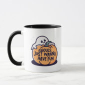 Ghouls Just Wanna Have Fun - Schattigee Halloween  Mok (Links)